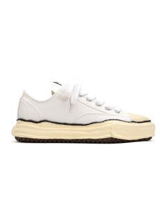"ピーターソン" キャンバス ローカット スニーカー / PETERSON OG VINTAGE SOLE CANVAS LOW-TOP SNEAKER / ホワイト