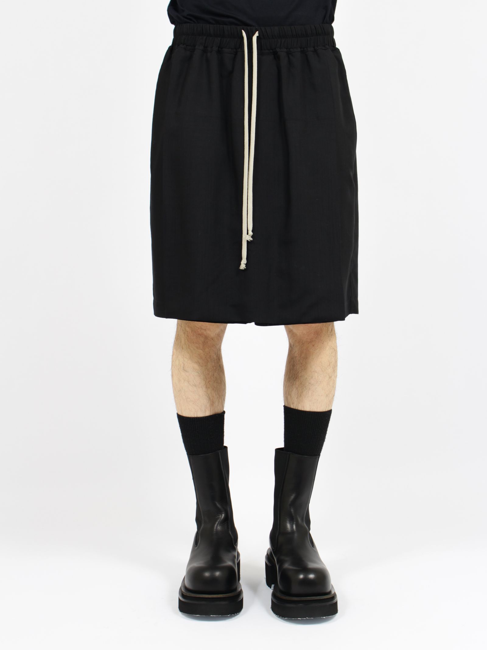 【26SS】キルト ショーツ / KILT SHORTS / ブラック