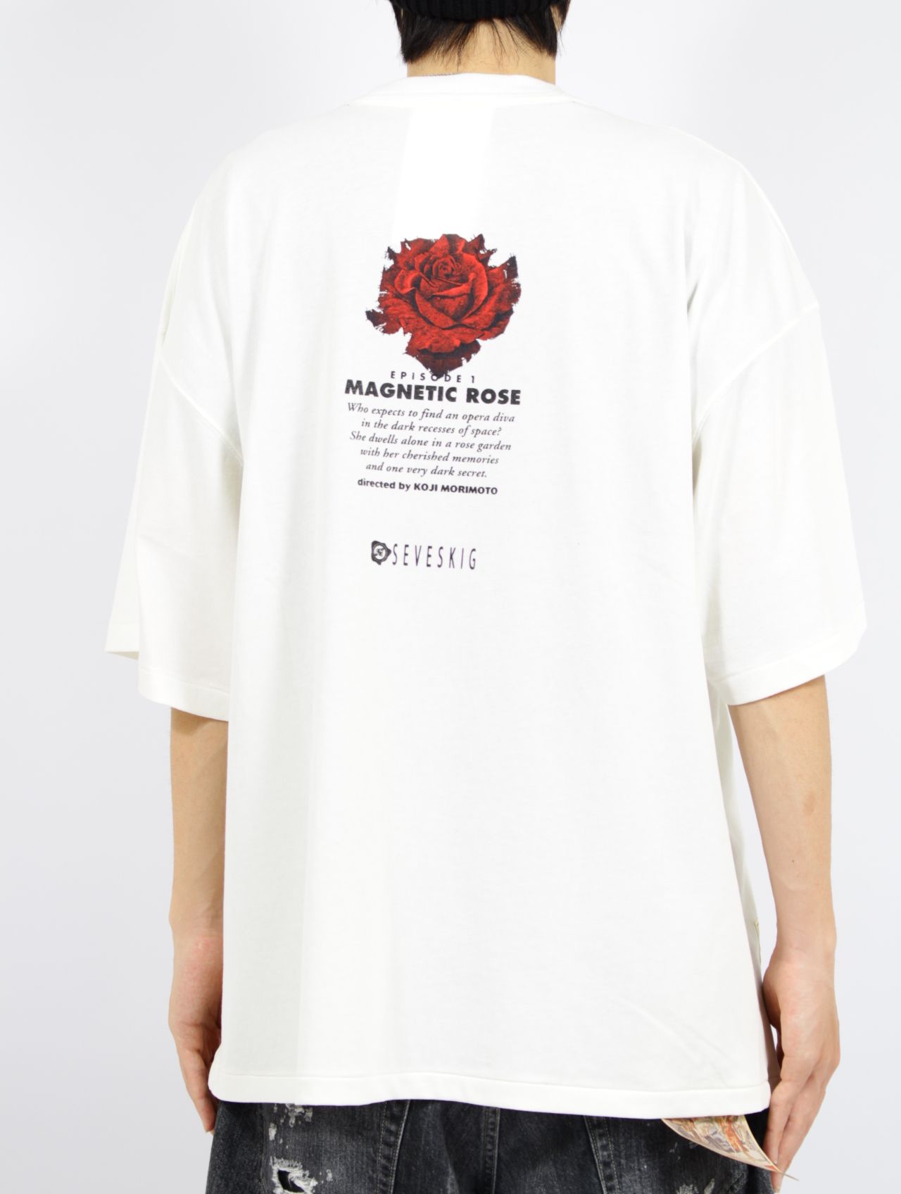 【26SS】"メモリーズ" 大友克洋 "磁気嵐" マグネットローズ Tシャツ / MEMORIES "MAGNETIC ROSE" S/SL Tee /ホワイト