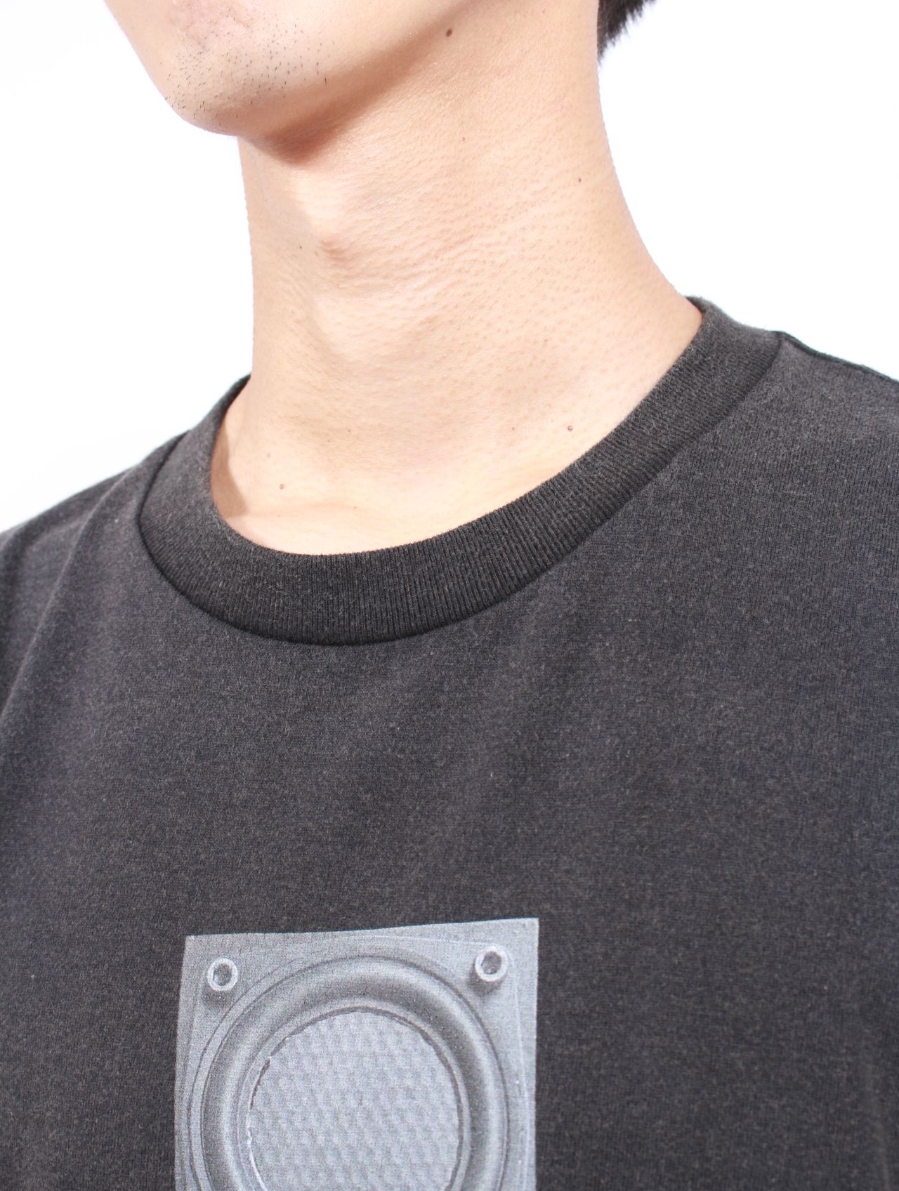 【25AW】スピーカー グラフィック ロングスリーブ 長袖 カットソー / SPEAKER LONGSLEEVE / ブラック
