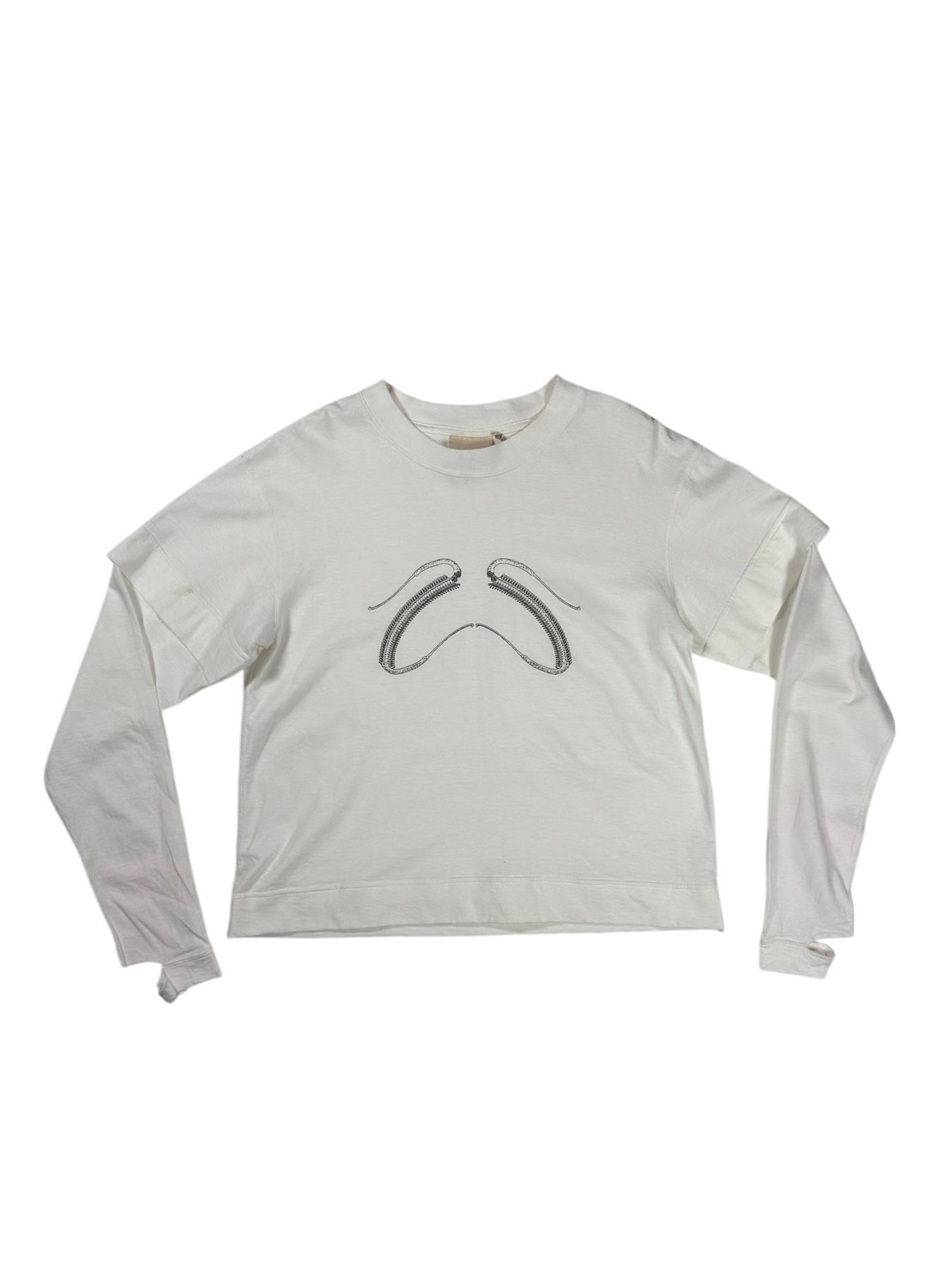 【25AW】25 ロングスリーブ Tシャツ / 25 LS TEE (×Jinjinneedle) / ホワイト
