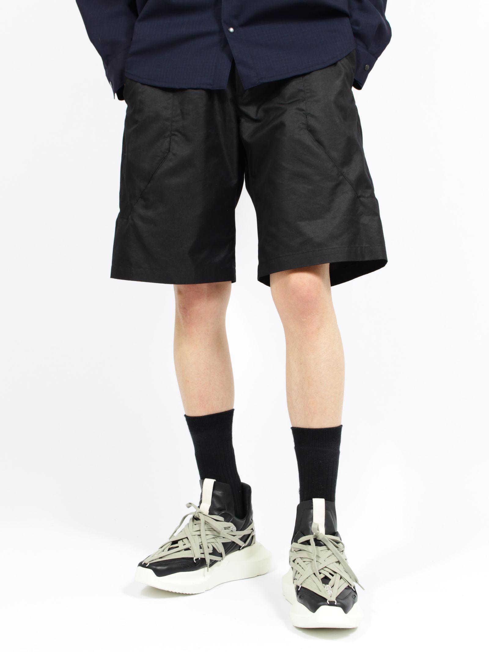 【26SS】シャンブレー 6 ポケット パネル ショーツ ショートパンツ / Chambray 6 Pocket Panel Shorts / ブラック