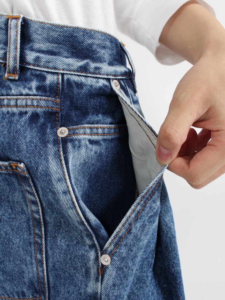 HED MAYNER - 【23AW】プリーツ デニム パンツ / PLEATED DENIM 