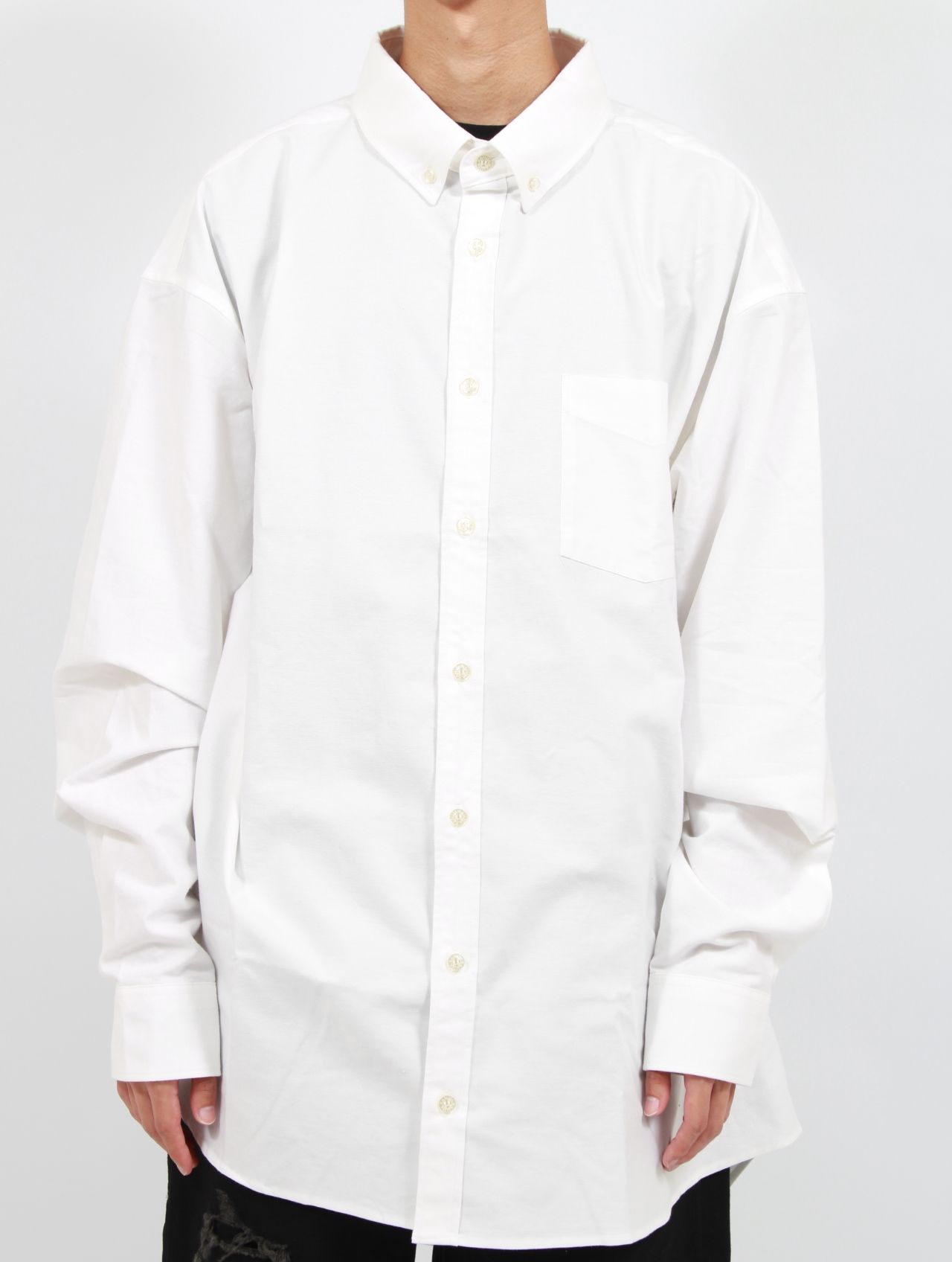 【25AW】オーバーサイズ オックスフォード シャツ / OVERSIZED OXFORD SHIRT / ホワイト