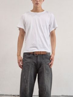 【26SS】 パネルド ハーフスリーブ Tシャツ / PANELLED HALF SLEEVE T-SHIRT / WHITE (ホワイト)