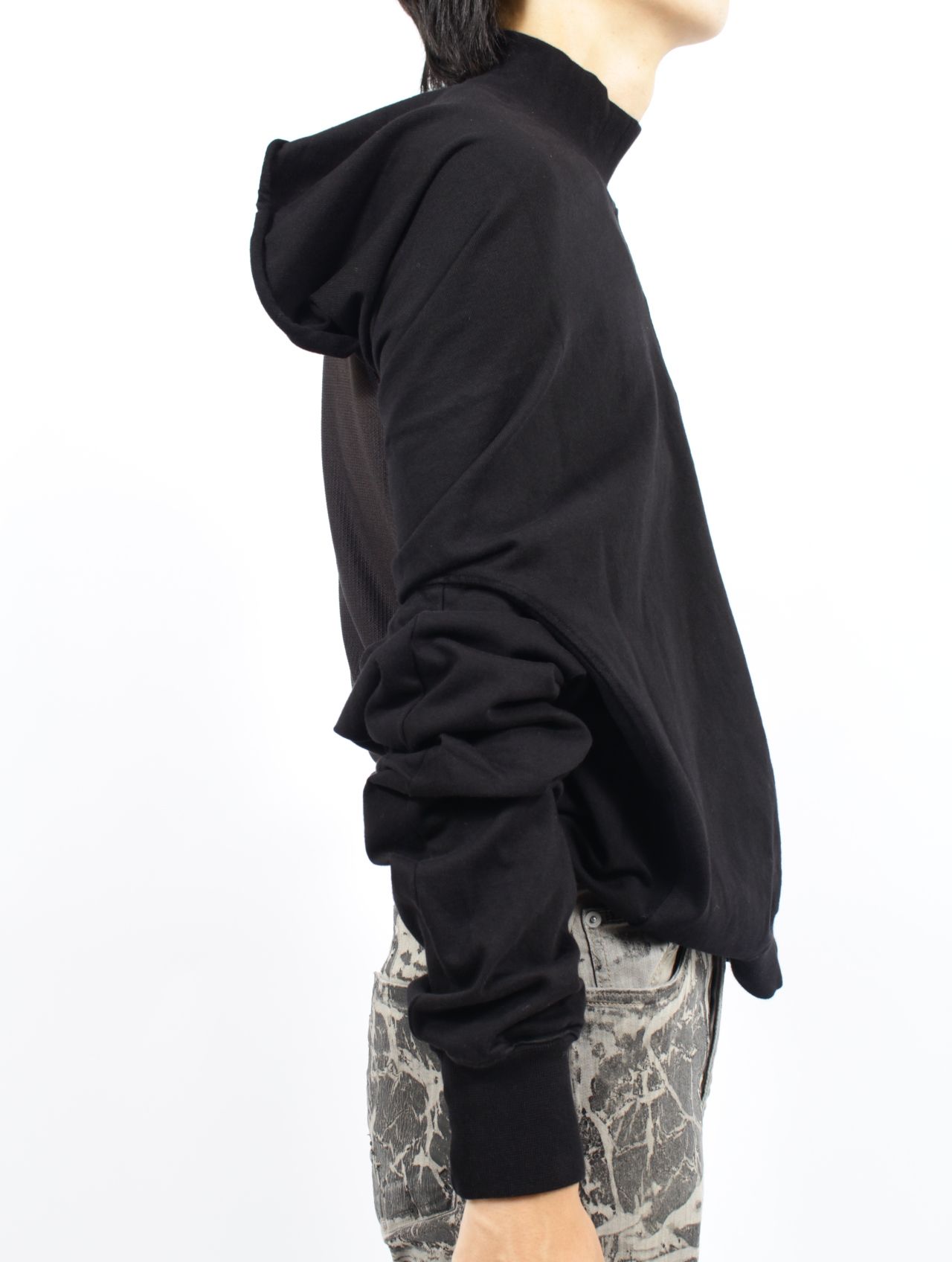 【25AW】ヘッドオン ダブルネック スウェット プルオーバー 長袖 カットソー / HEADON DBL SWEATER / ブラック