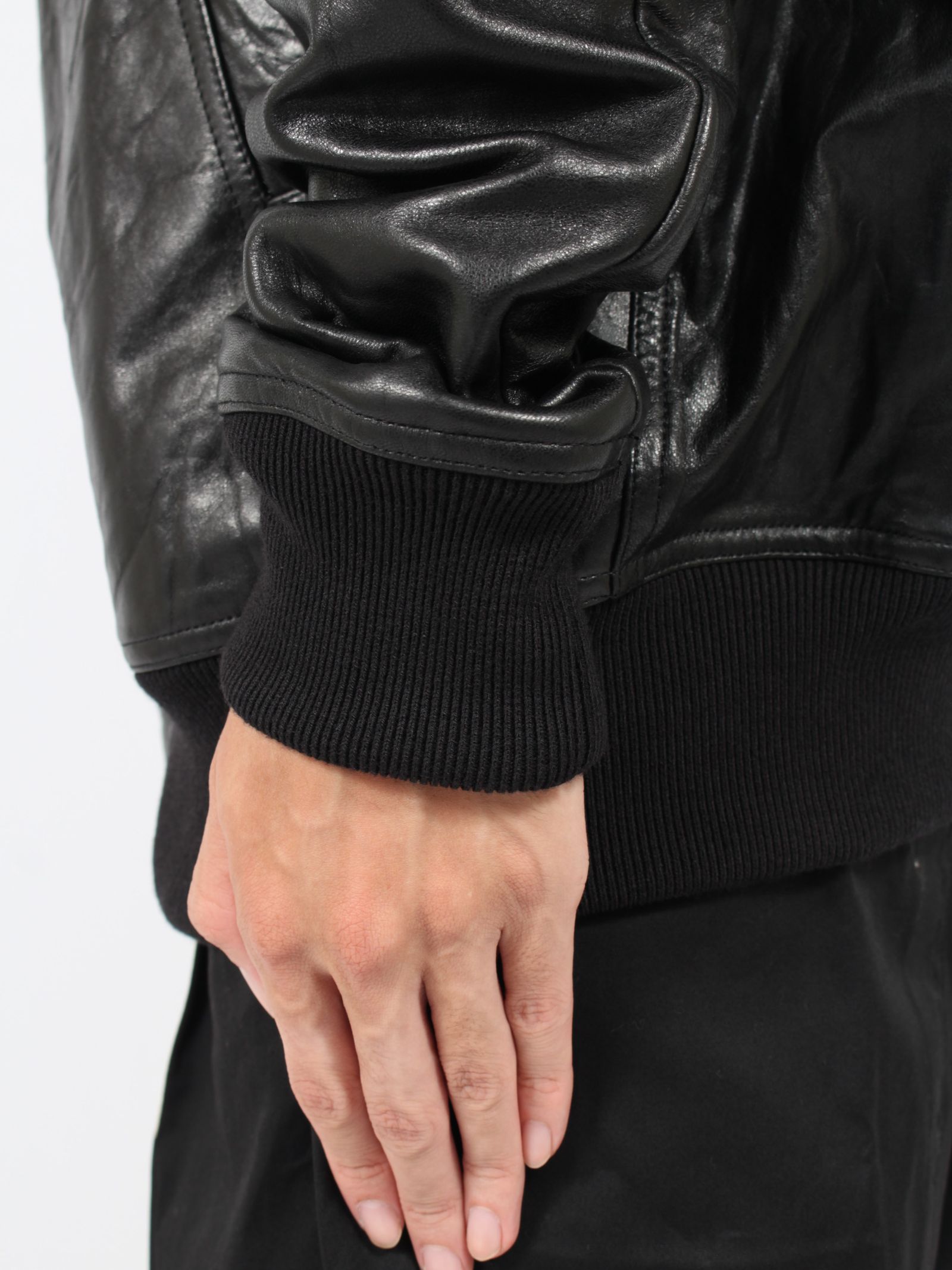 RICK OWENS 24AW ジャケット ブラック系 RICK OWENS - 【24AW】ジャンボ ピーター フライトジャケット