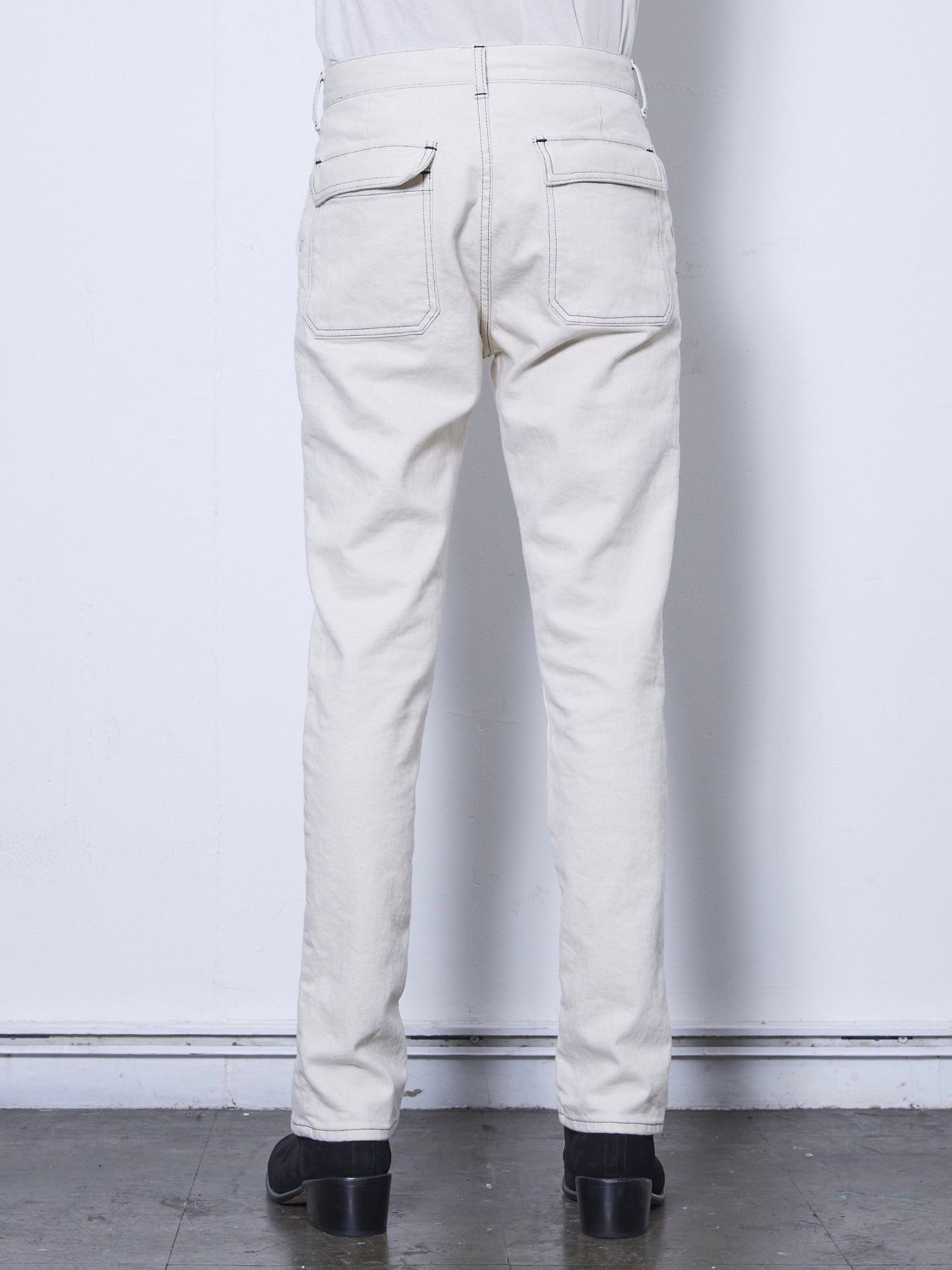 P.E.O.T.W AG スキニーデニム P.E.O.T.W AG - ベイカー スキニーデニム / BAKER SKINNY / オフ
