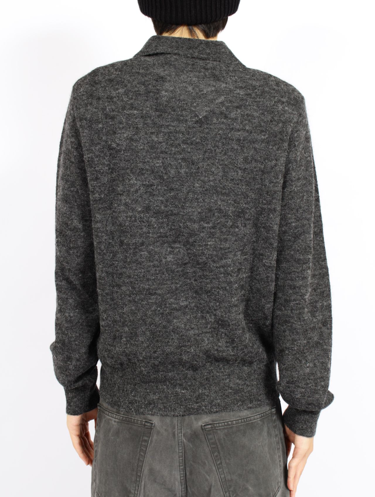 【25AW】アルパカ ニット プロパー セーター / PROPER SWEATER / GREY(グレー)
