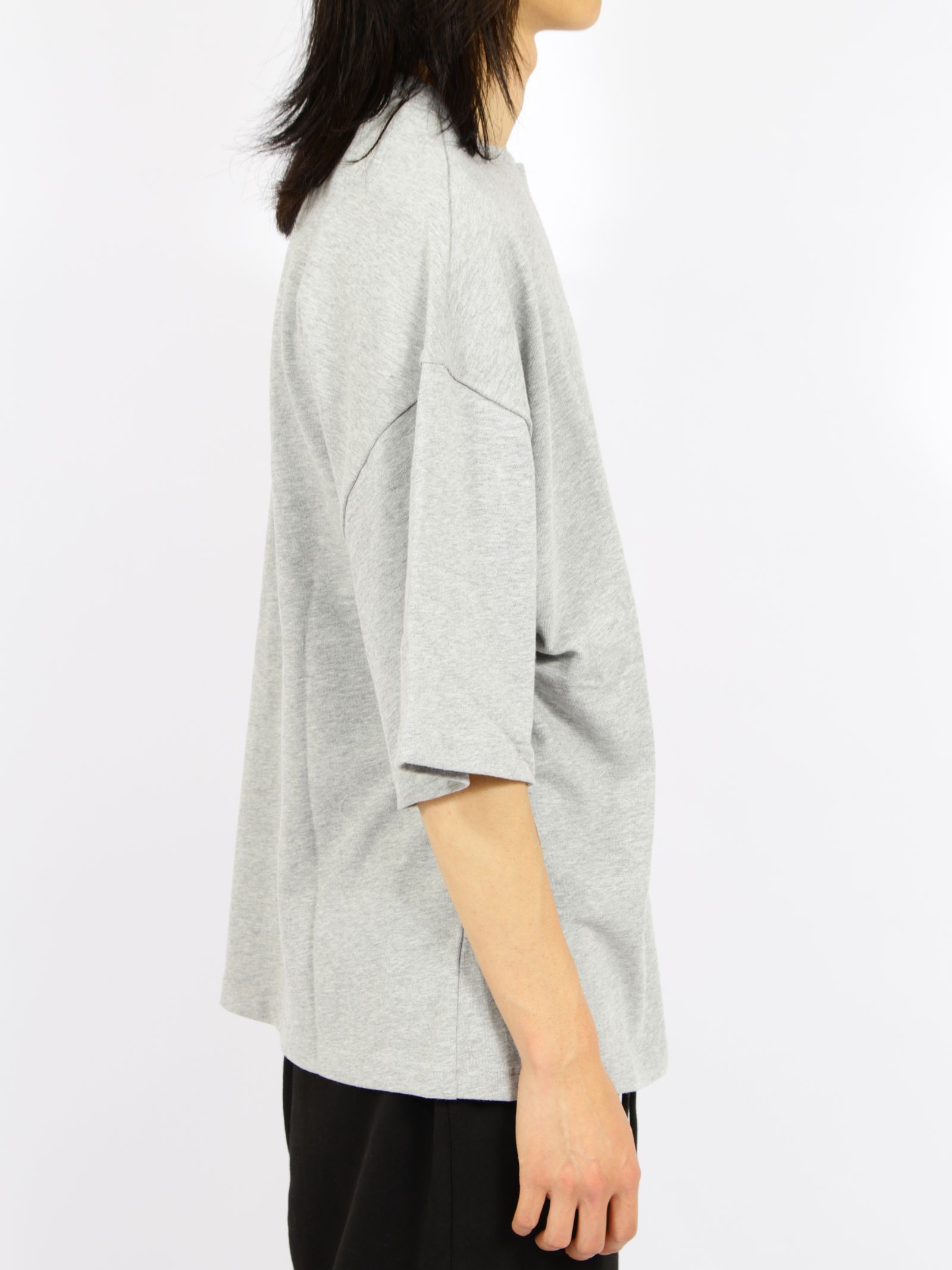 ヘビー ボクシー ティー / HEAVY BOXY TEE / GREY MARLE(グレー)
