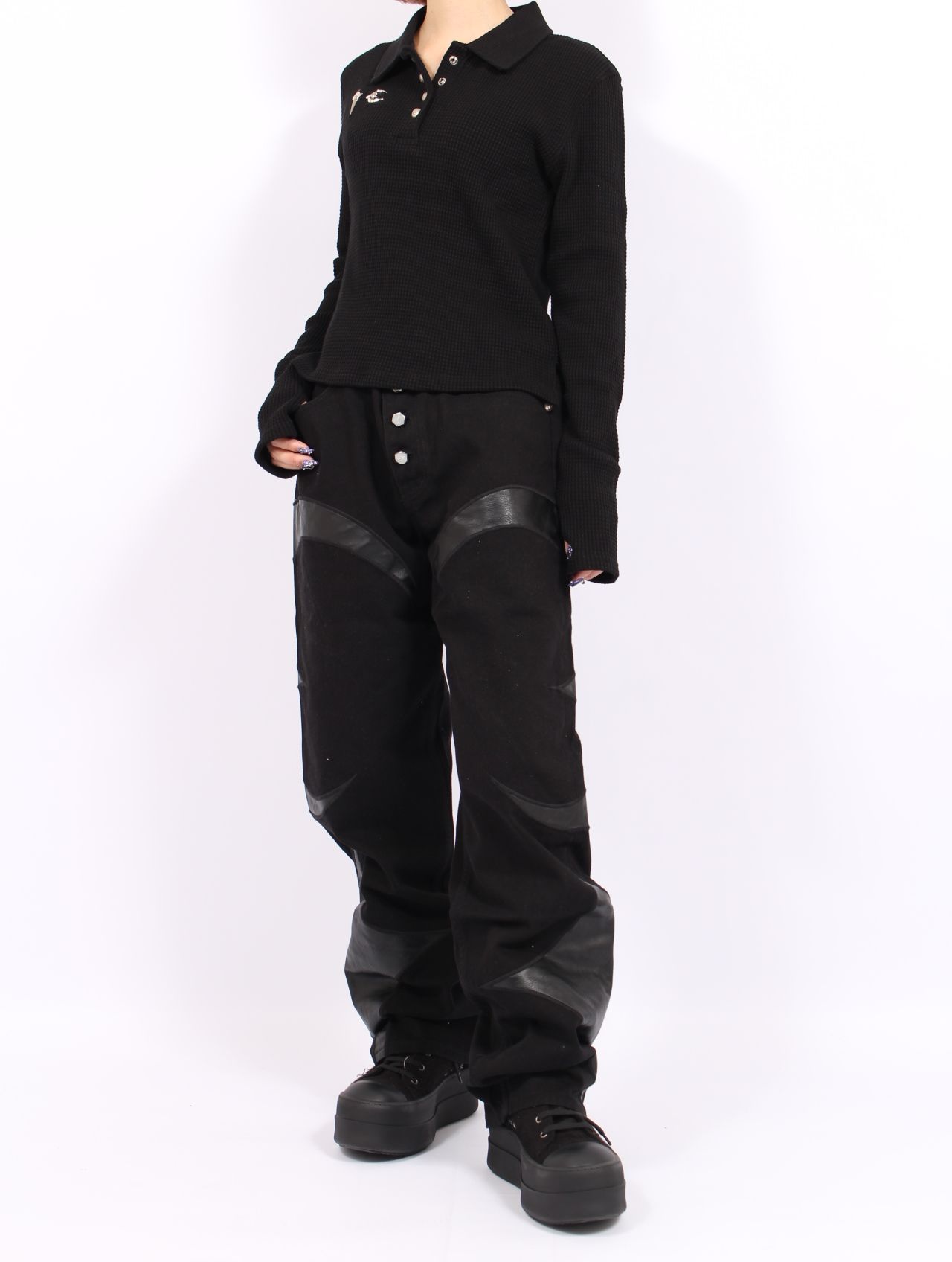 【25AW】TC ポロシャツ / TC PK (W) / ブラック