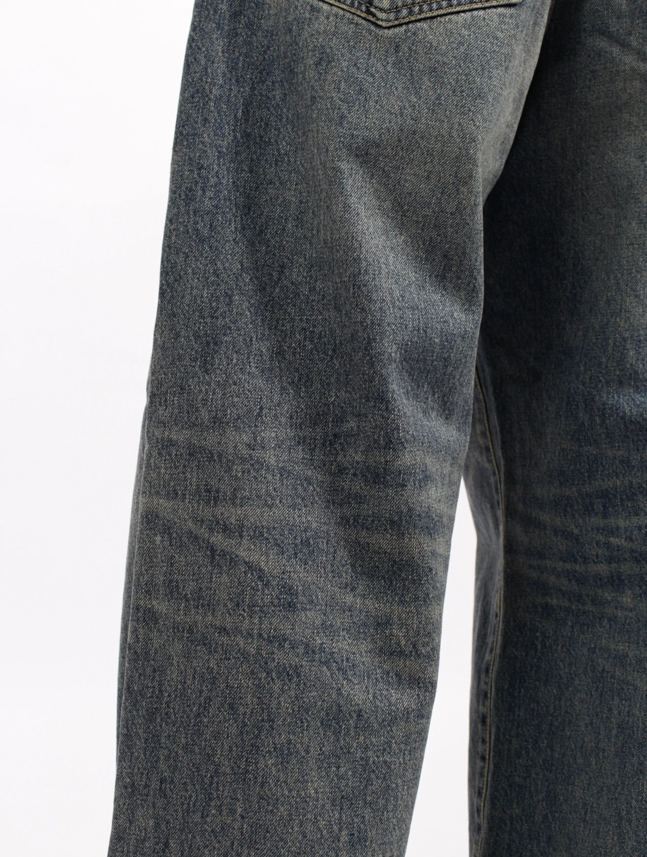 【25AW】"D" バックル スーパー ワイド デニム パンツ / "D" BUCKLE SUPER WIDE DENIM PANTS / インディゴ