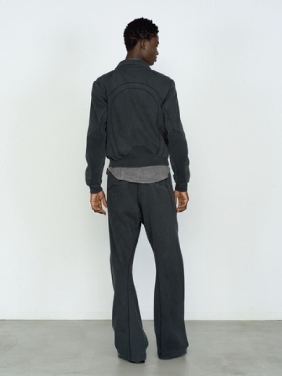 3D ツイステッド ラウンジ パンツ スウェットパンツ / 3D TWISTED LOUNGE PANTS / フェード ブラック
