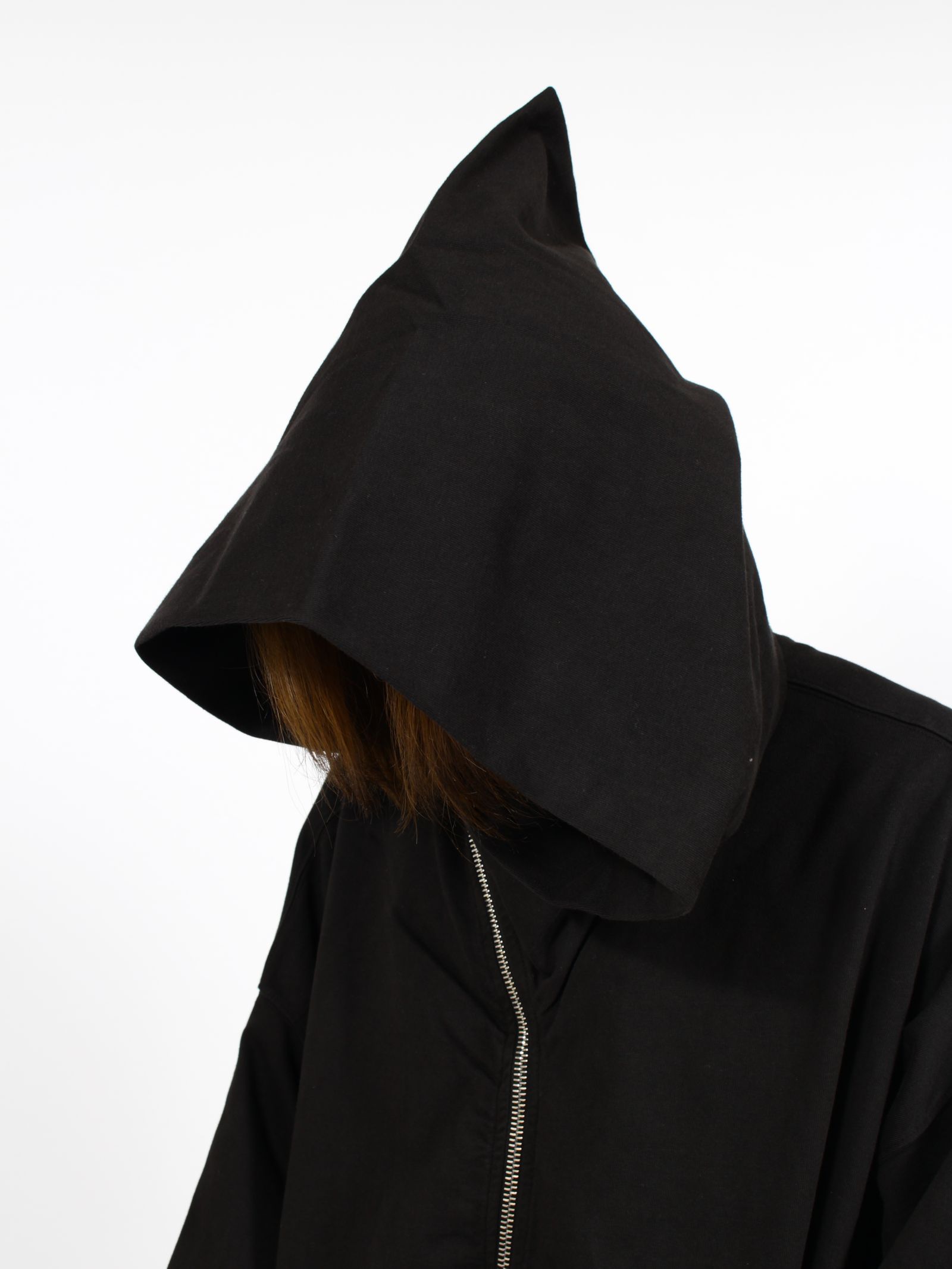 【26SS】マウンテン ハン ジップ フーディー パーカー / MOUNTAIN HUN HOODIE / ブラック