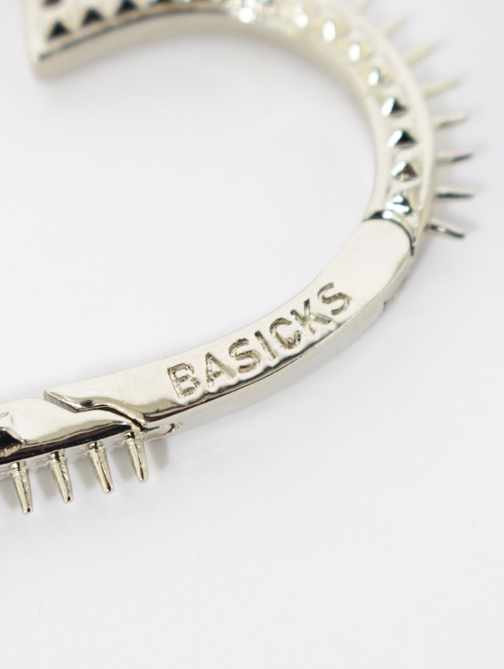 【26SS】スパイキー ハート カラビナ / SPIKY HEART CARABINER / シルバー