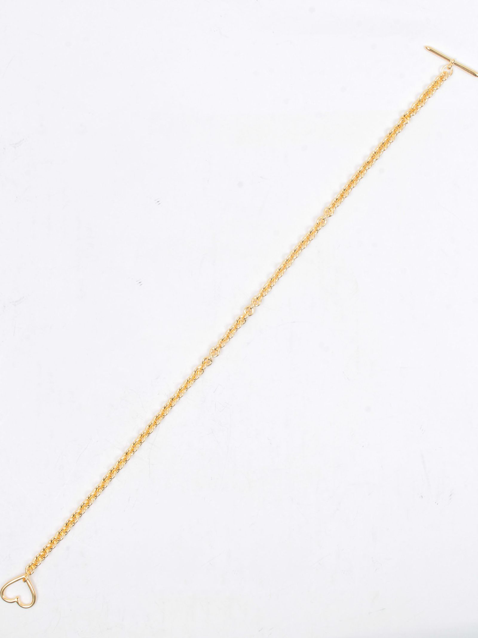【25AW】ハート ネックレス / HEART NECKLACE (MEDIUM LINK) / ゴールド