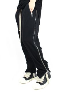 【20SS】サイド ジップ トラックパンツ / TECUATL TRACK PANT / ブラック