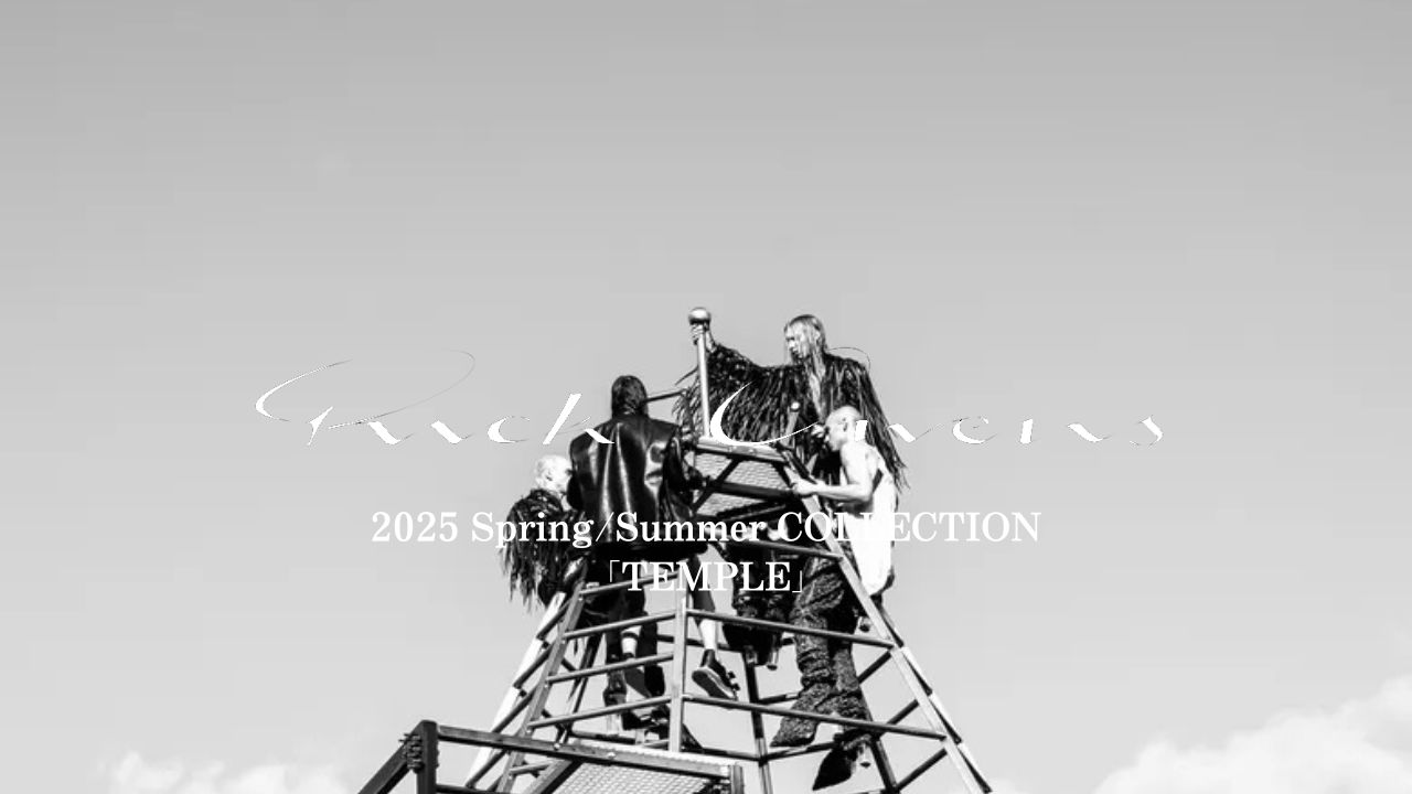2026SS COLLECTION 「TEMPLE」