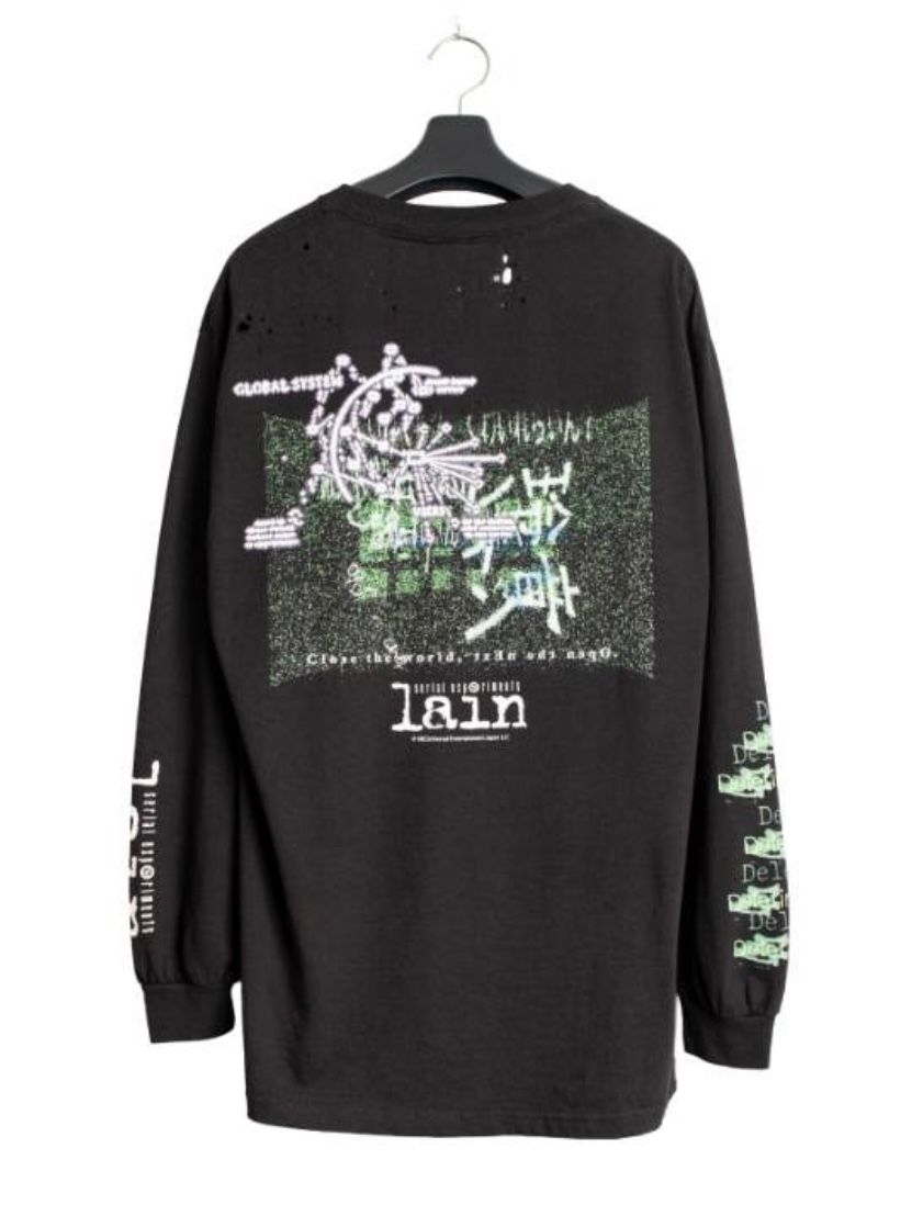 【26AW】セブ VS レインPT-07 ロングスリーブ Tシャツ / SEV VS LAIN PT-07 L/SL TEE / ブラック