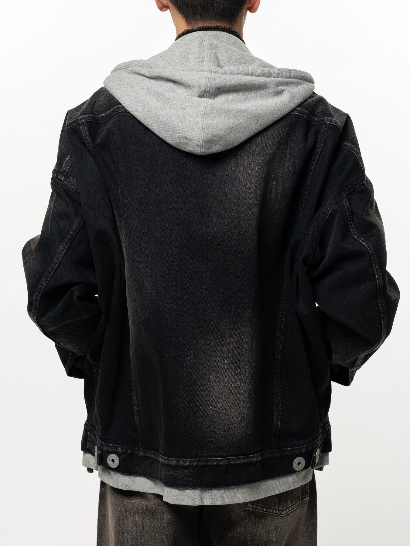 【26AW】 トリプル レイヤード デニム ジャケット / TRIPLE LAYERED DENIM JK / ブラック