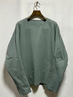 【25AW】ロング スリーブ Tシャツ コットン × ナイロン / Long Sleeve T-Shirts Cotton x Nylon / ミント