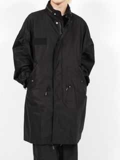 【24AW】2WAY M-51 x M-65 ロングコート / 2WAY M-51 X M-65 COAT / ブラック