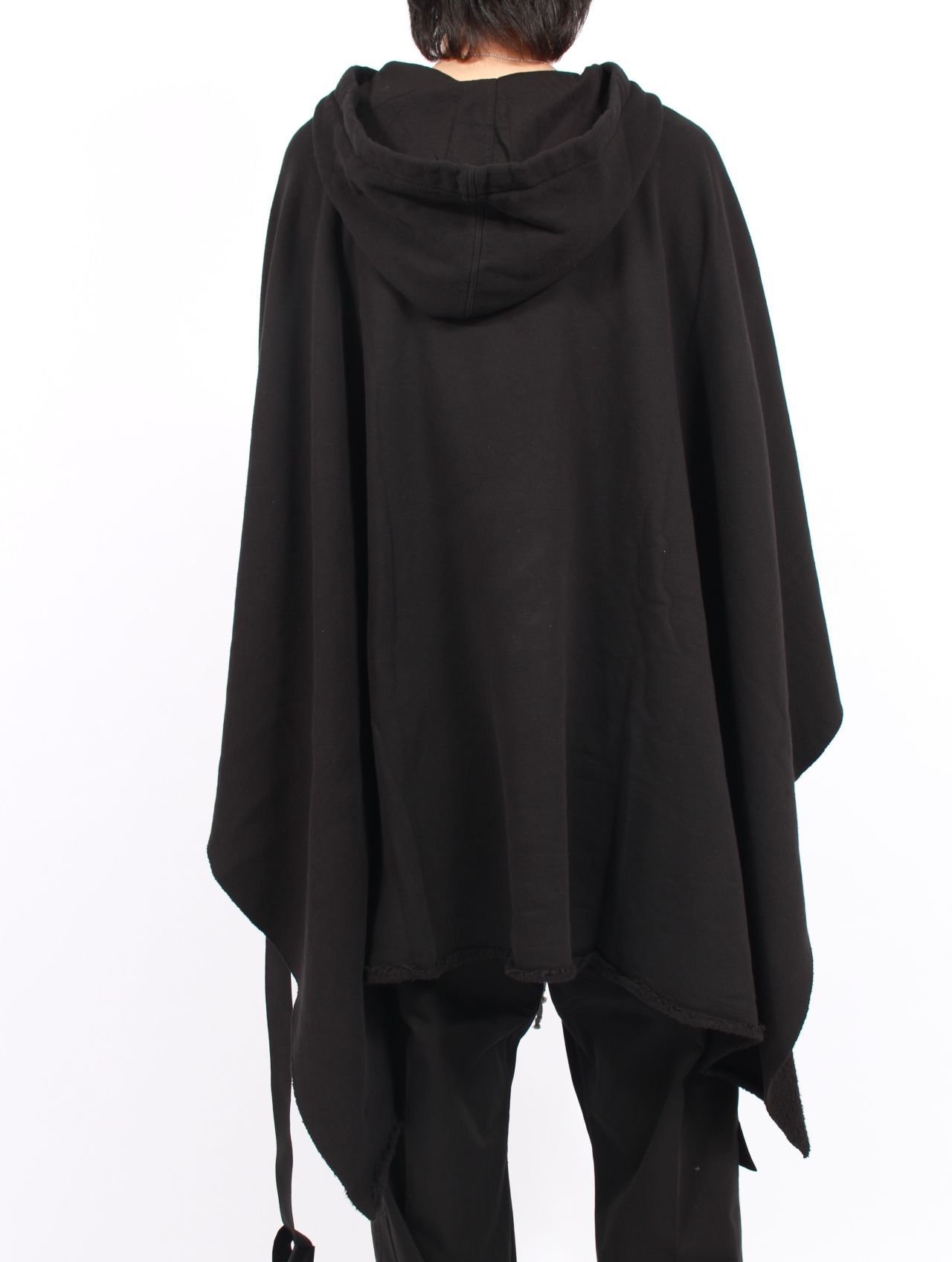 【25AW】スウェット ポンチョ / PONCHO / ブラック