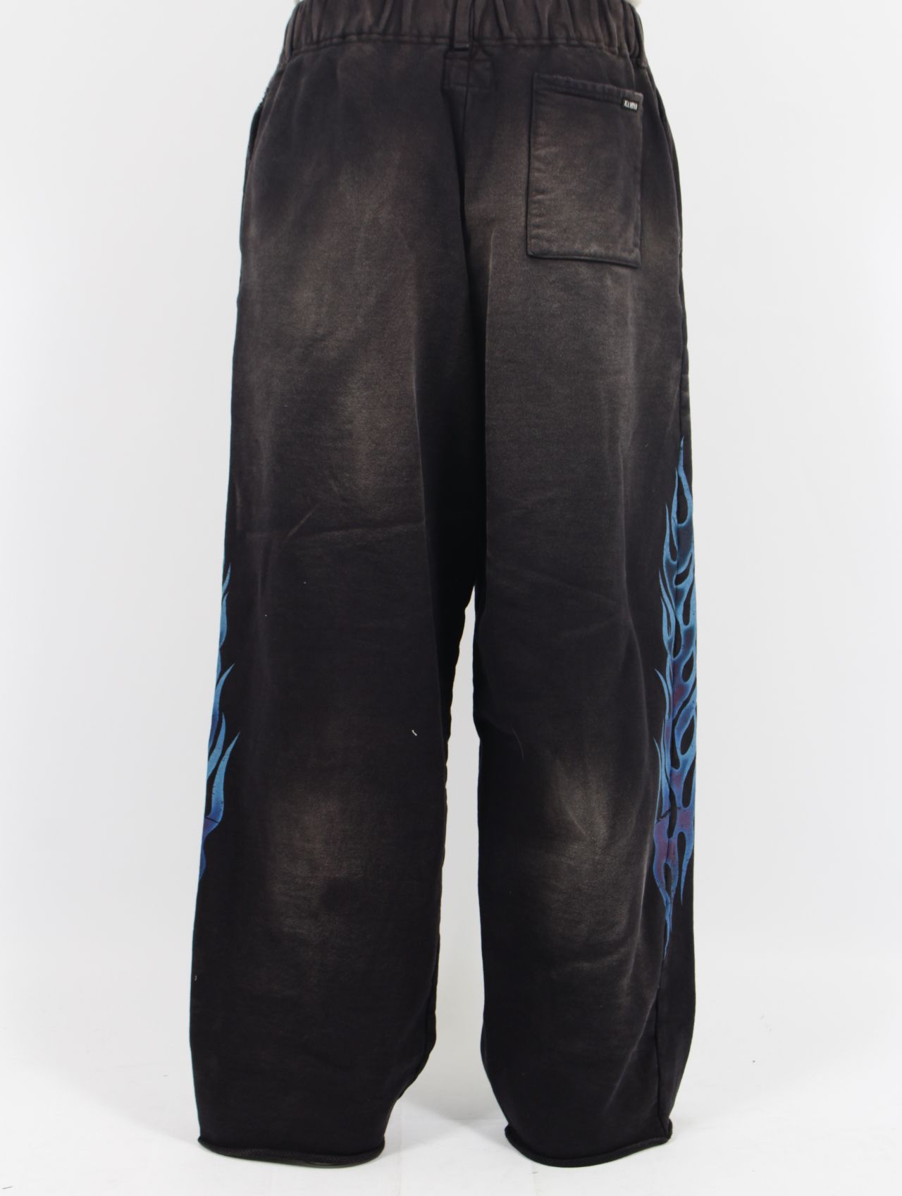【25SS】"ファイア" ディストレスト スウェットパンツ / “FIRE” DISTRESSED SWEAT PANTS / ブラック