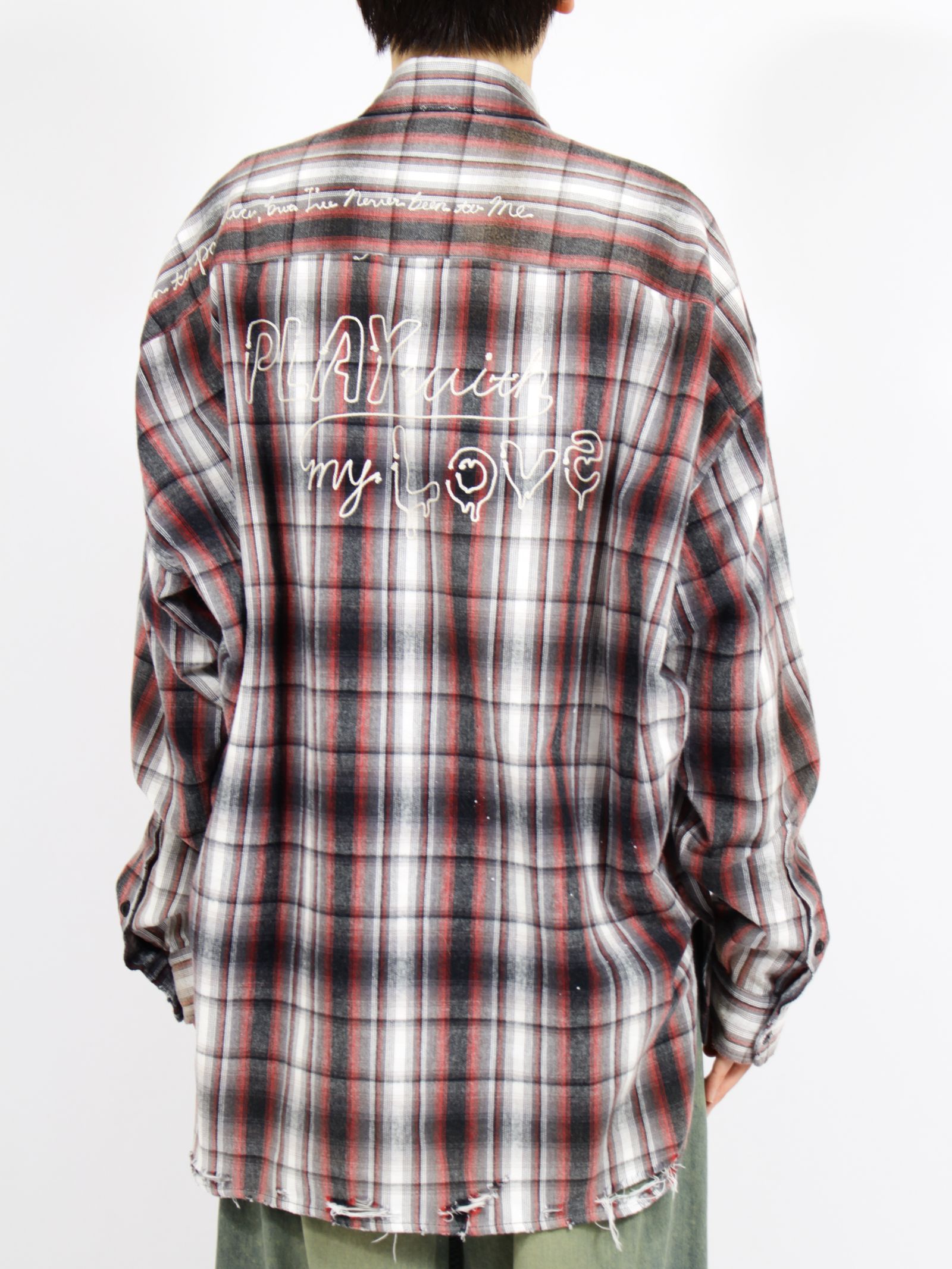 【26SS】ヴィンテージ ライク チェック シャツ / VINTAGE LIKE CHK SH / ブラック