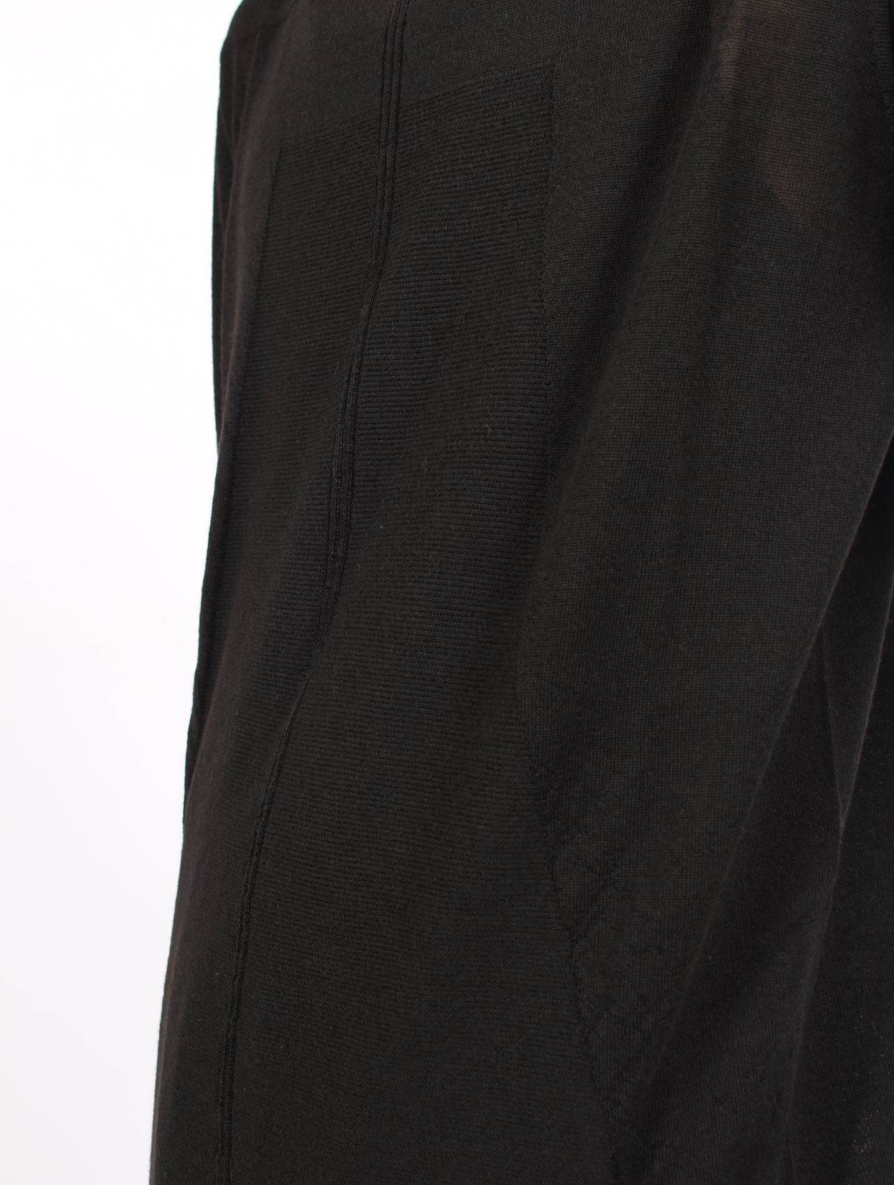 【25AW】オーバーサイズ レベル ニット カットソー / OVERSIZED LEVEL / ブラック
