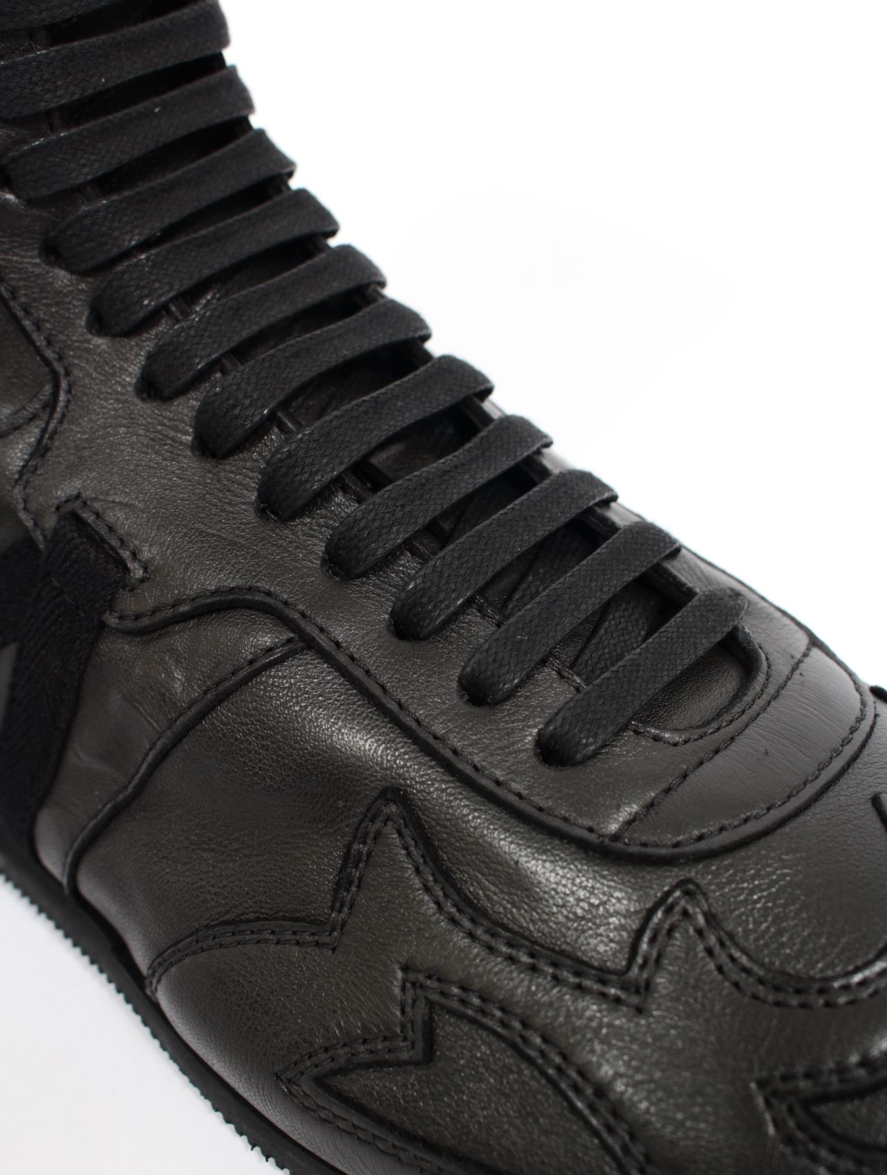 【25AW】パルネ ボクシング ハイカット スニーカー / PALNE BOXING HIGH CUT SNEAKER / ブラック