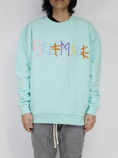 刺繍ロゴ スウェット / FAIR AQUA SWEATSHIRT WITH MULTI LOGO / アクア × マルチ