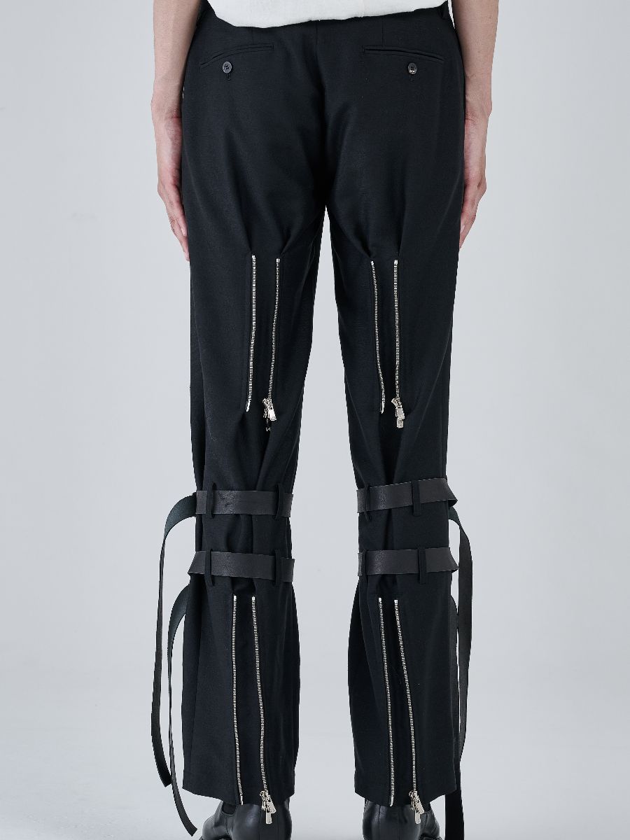 【27SS】 BONDAGE CAVE TROUSER / ブラック