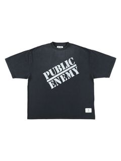 パブリック エネミー Tシャツ / PUBLIC ENEMY T-SHIRT #1 / ブラック