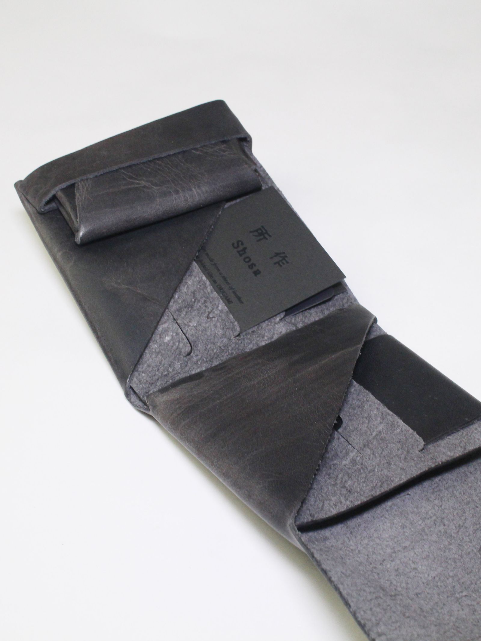 ランダム フィニッシュ ショートウォレット / SHORT  WALLET 2.0 / スモーキングレー