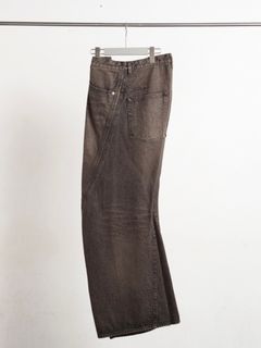 NVRFRGT - 【25SS】3D ツイステッド ワイド レッグ ジーンズ / 3D 