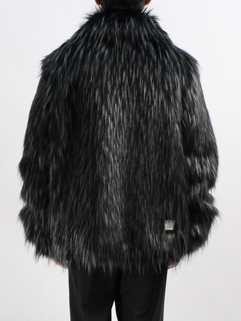 WE11DONE - ファー コーチジャケット / FAUX FUR COACH JACKET