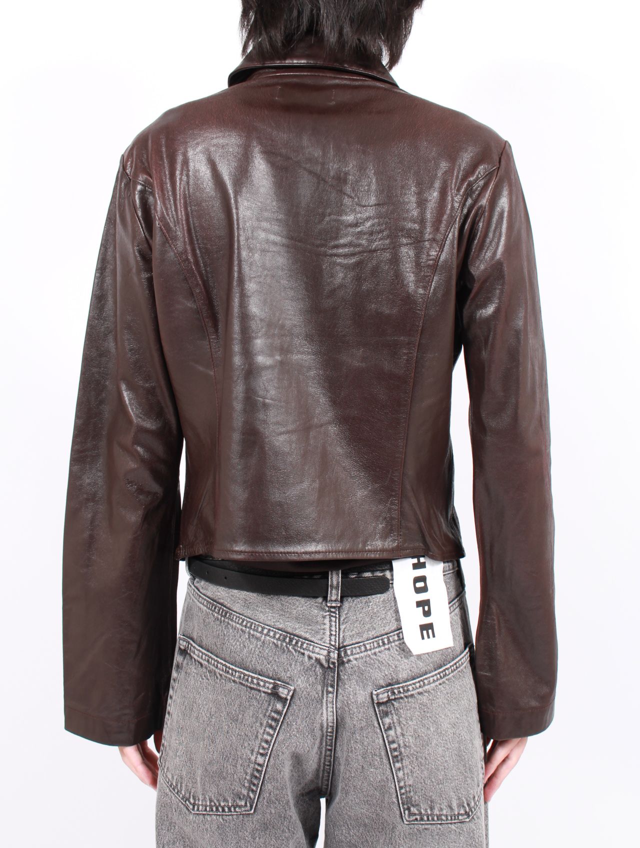 hope様 HOPE - 【25AW】スウィープ レザー シャツ / SWEEP LEATHER
