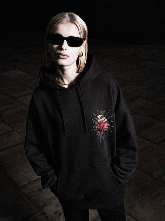 MARCELOBURLONMARCELO BURLON レディース ショート丈パーカー トップス