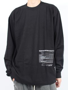【25AW】レジストレーション フォーム ロングスリーブカットソー パックTシャツ / REGISTRATIOON FORM / LSC / ブラック