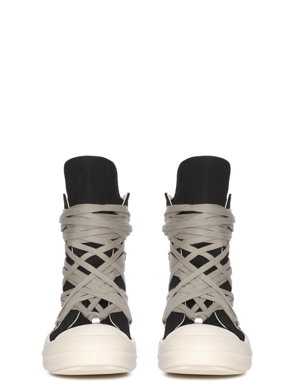 【25AW】メガレース ハイカット スニーカー / MEGALACE SNEAKS / ブラック