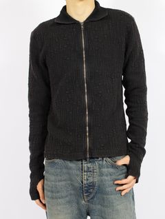 【25AW】LYRA ZIP CARDIGAN / リラジップ カーディガン / FADED BLACK(ブラック)