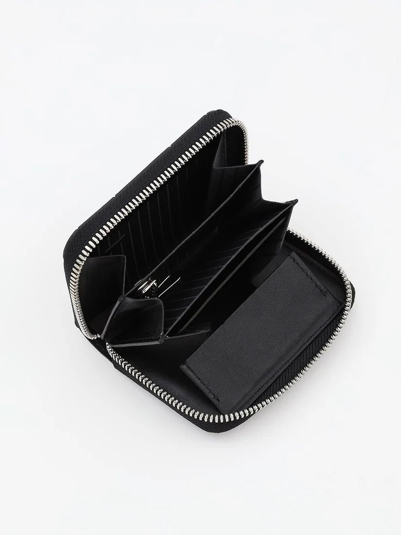 クリスティー コイン カード ウォレット クロコダイル レザー 財布 / CRISTY COIN CARD WLT CROCO / ブラック