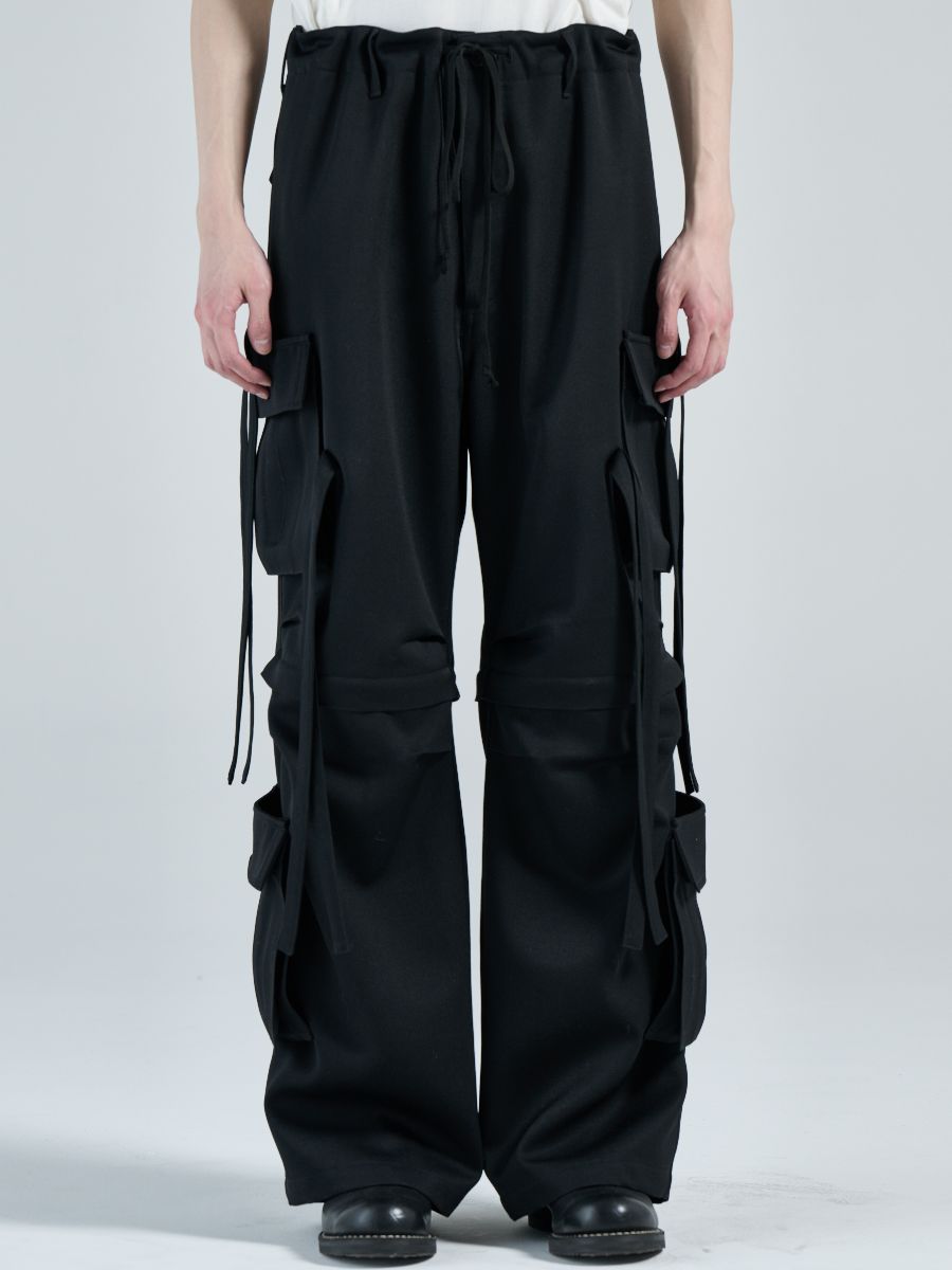【27SS】 TECHNO PANTS / ブラック