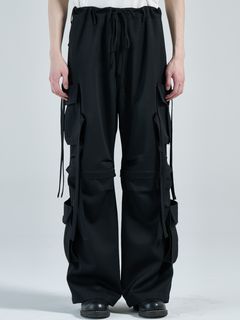 【27SS】 TECHNO PANTS / ブラック