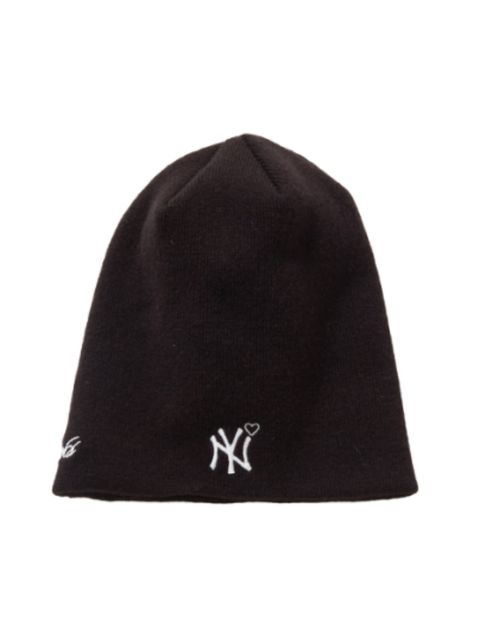 【26AW】ニューヨーク ヤンキース ベーシック ビーニー / NEW YORK YANKEES BASIC BEANIE / ブラック×ホワイト