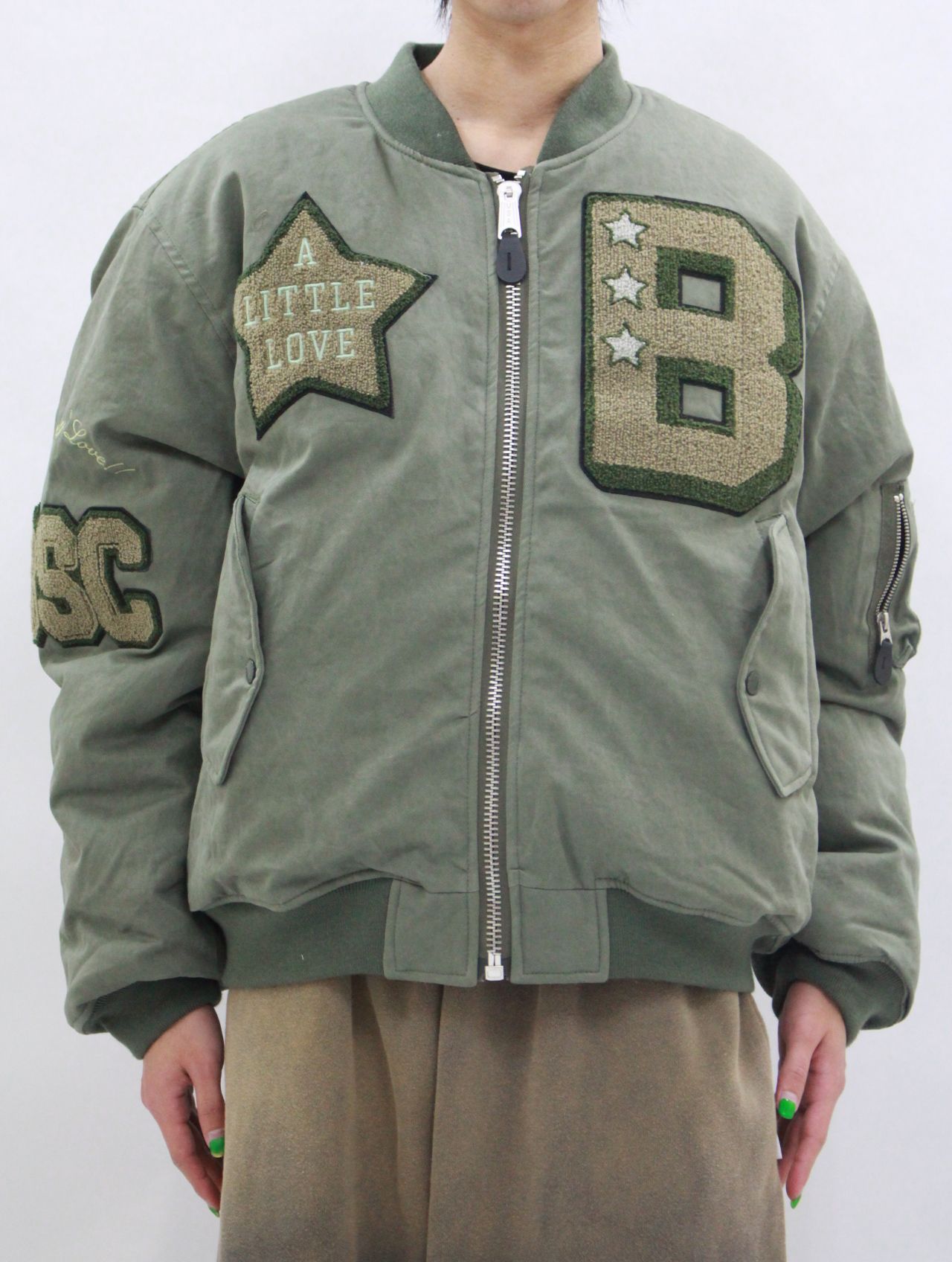 【25SS】コットン ボンバー ジャケット / COTTON BOMBER JACKET / カーキ