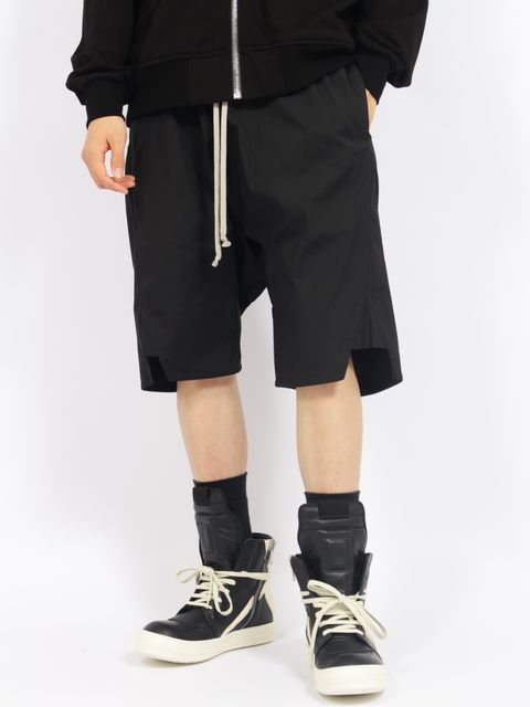 【26AW】バスケット スインガー バックジップ ドローストリング サルエル ショートパンツ / BASKET SWINGERS / ブラック