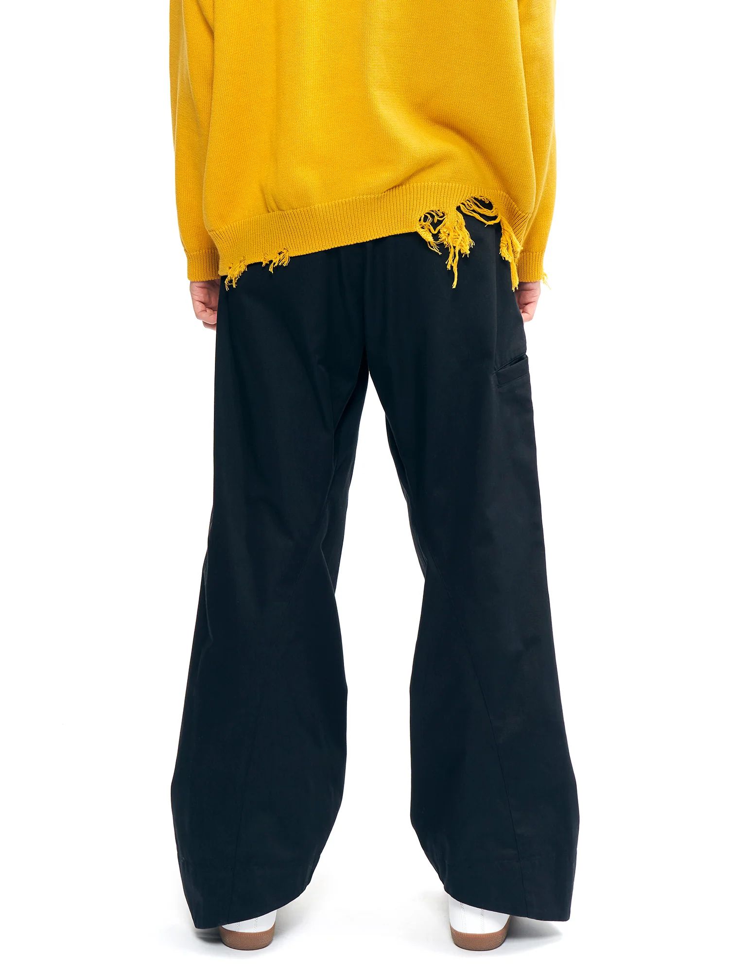 【25AW】ツイステッド ワーク パンツ / TWISTED WORK PANTS / ブラック