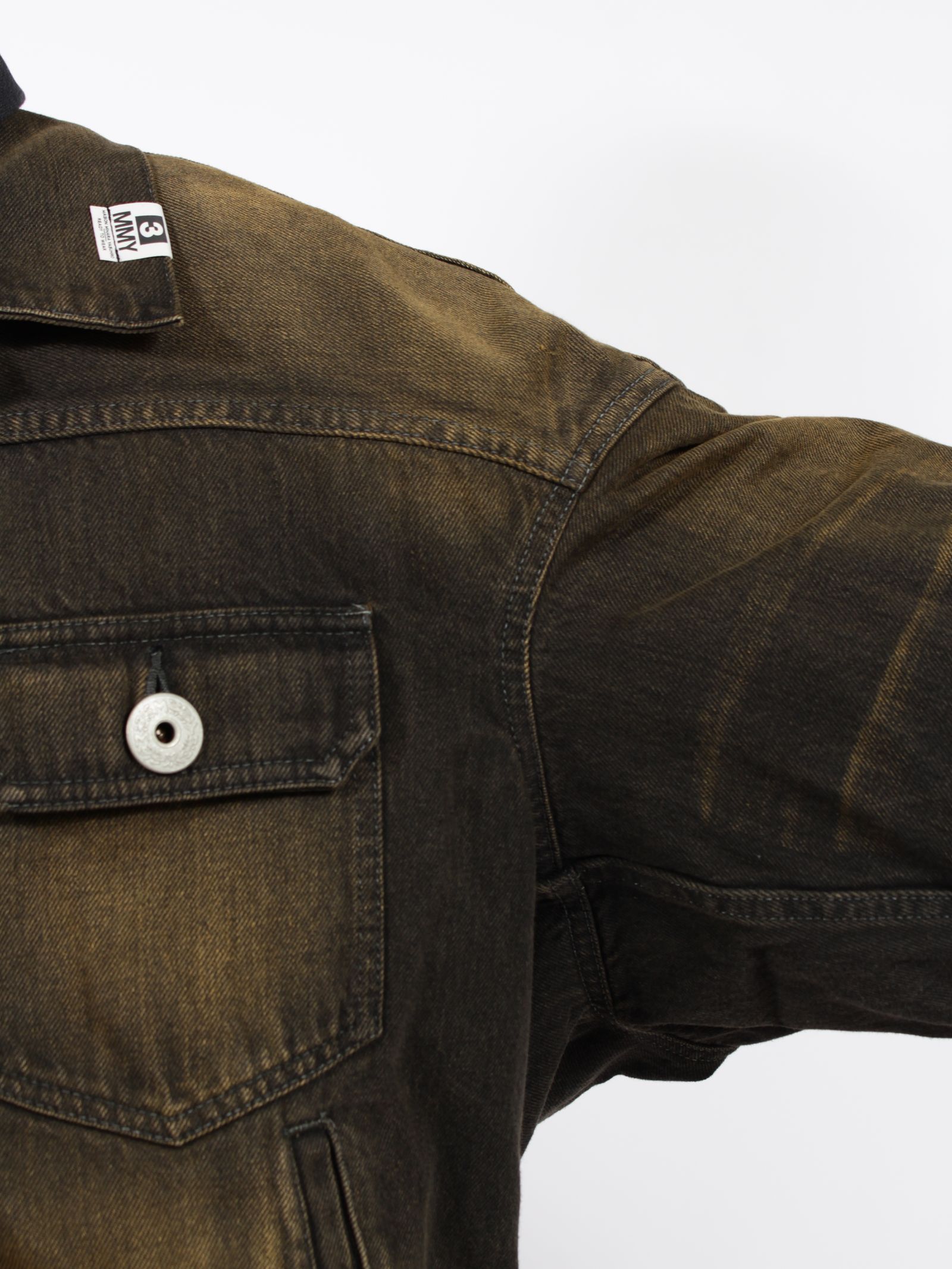 【26AW】 レイヤード デニム ジャケット / LAYERED DENIM JACKET / ブラック